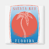 Siesta Key Palm Tree Magneet (Voorkant)