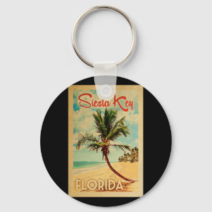 Siesta Key Sleutelhanger Florida Palm Tree Beach R