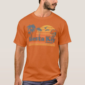 Siesta Key Strand Florida Vintage Lentevakantie T-shirt