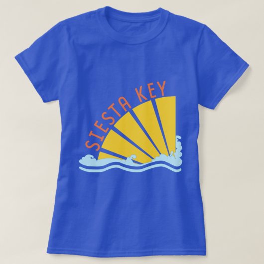 Siesta Key t-shirt (Design voorkant)