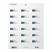 Siesta Keys Adresetiketten Etiket (Full Sheet)