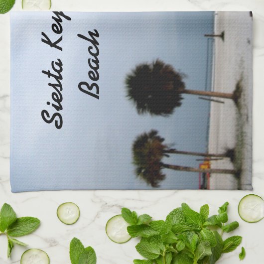 Siesta Keys Beach, Florida Kitchen Towel Theedoek (Gevouwen)