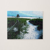 Siesta Keys-strand in zachte plastische fotografie Legpuzzel (Horizontaal)
