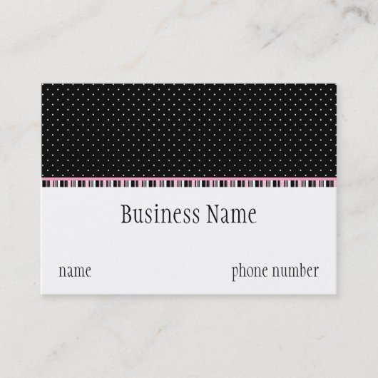 Siesta Motel Chubby Visitekaartje (Voorkant)