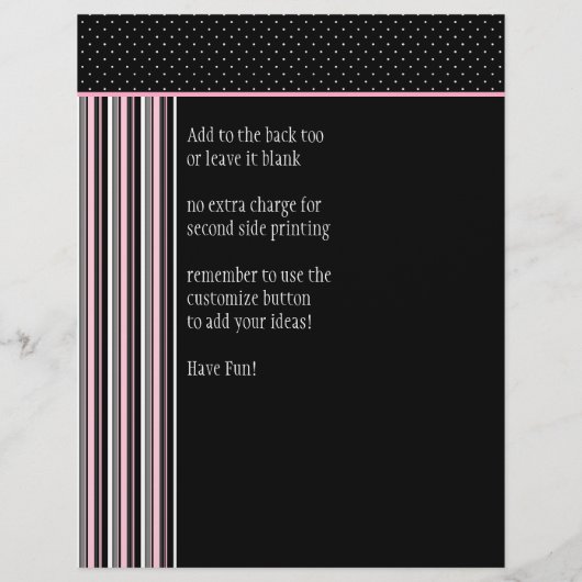 Siesta Motel Flyer (Achterkant)