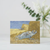 Siesta na Millet door Vincent Van Gogh Briefkaart (Staand voorkant)