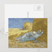 Siesta na Millet door Vincent Van Gogh Briefkaart (Voorkant / Achterkant)