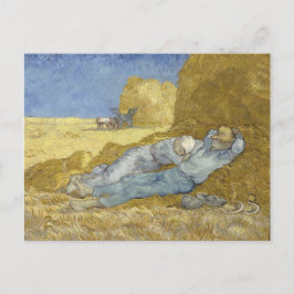 Siesta na Millet door Vincent Van Gogh Briefkaart
