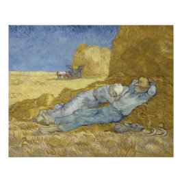 Siesta na Millet door Vincent Van Gogh Perfect Poster