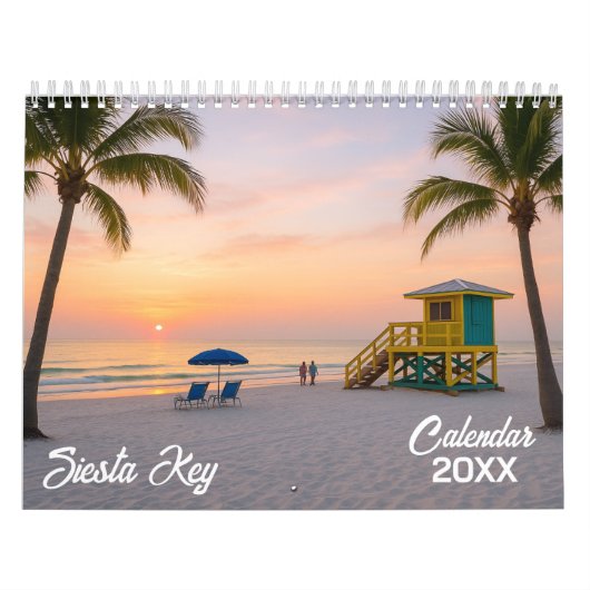 Siesta-sleutelkalender 2026 kalender (Hoes)