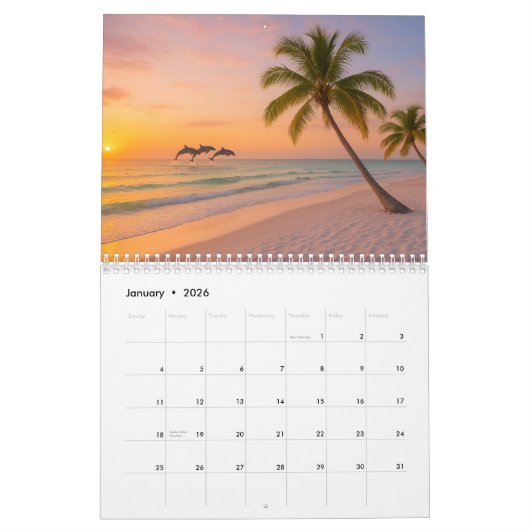 Siesta-sleutelkalender 2026 kalender (Jan 2026)