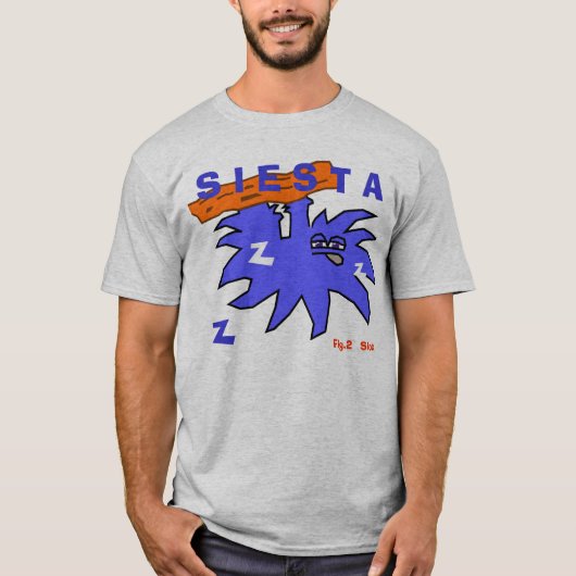 Siesta sloth t-shirt (Voorkant)