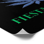 Siesta Uit Fiesta Modus Aan Agave Kunst Poster (Hoek)