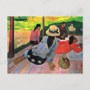 Siesta van gauguin Paul (beste kwaliteit) Briefkaart