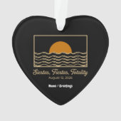 Siestas Fiestas Totality Spain Solar Eclipse 2026 Ornament (achterkant)