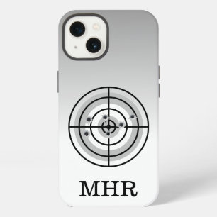 Sietdoel Pistool Liefhebber Monogram iPhone 13 Hoesje