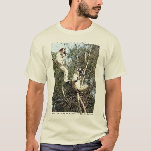 Sifaka-citroenpels T-shirt (Voorkant)
