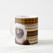 Sifaka Lemur Madagascar Wildlife Koffiemok (Voorkant links)