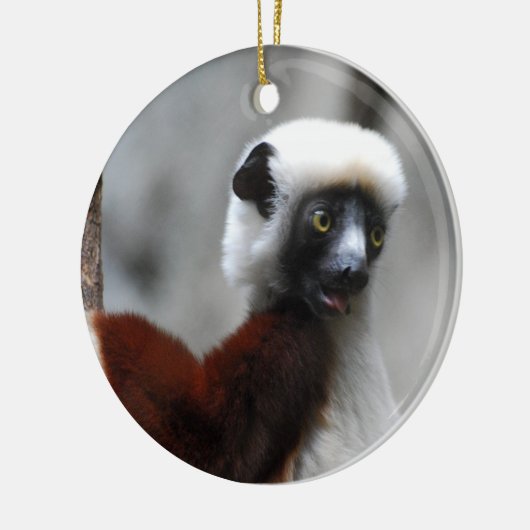 Sifaka Lemur Ornament (Links)