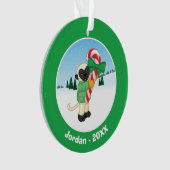 Sifaka Lemur Ornament (voorkant)