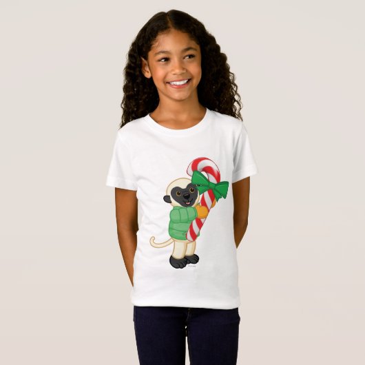 Sifaka Lemur T-shirt (Voorkant volledig)