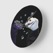 Sifl en Olly "Space & Time"-klok Ronde Klok (Hoek)