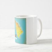 Sifnos Greece retro map Koffiemok (Voorkant rechts)