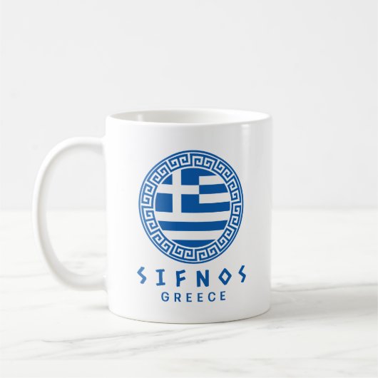 Sifnos, Griekenland Koffiemok (Links)