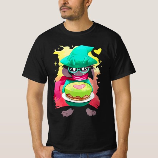 "Sifyro Deltarune Ralsei Cake" T-shirt (Voorkant)