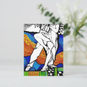 Siga el Baile Briefkaart (Staand voorkant)