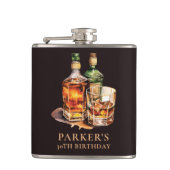 Sigaar en Whisky Mannen Heupfles (Voorkant)
