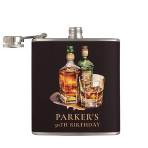 Sigaar en Whisky Mannen Heupfles