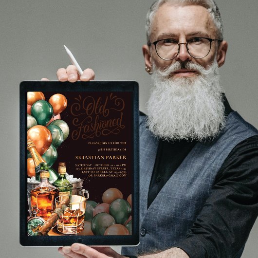 Sigaar en Whisky Mannen Kaart