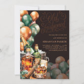 Sigaar en Whisky Mannen Kaart (Voorkant)