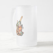 Sigaar en Whisky Mannen Matglas Bierpul (Voorkant links)