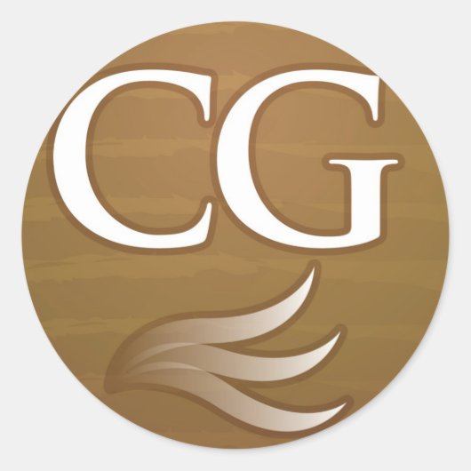 Sigaar Geeks Ronde Sticker (Voorkant)