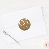 Sigaar Geeks Ronde Sticker (Envelop)