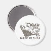 Sigaar gemaakt in Cuba Magneet (Voorkant / Achterkant)