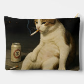 Sigaar Kitten Grappige Roken Kat Gen Z Meme Etui (Achterkant)