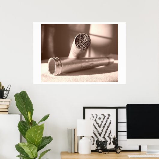 Sigaar Poster (Thuiskantoor)