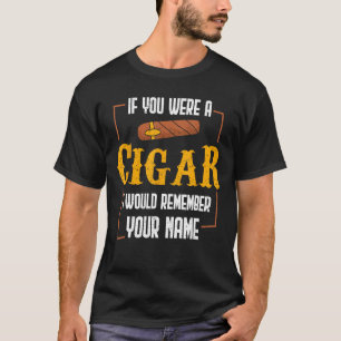 Sigaar Shirten Voor Mannen Sigaar Roker Sigaar Lie T-shirt