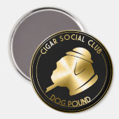 Sigaar Social Club Magnet (Voorkant / Achterkant)