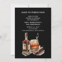 sigaar verjaardagsfeestje