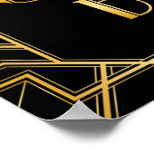 Sigar Bar Wedding Sign | Gatsby Art Deco Poster (Hoek)