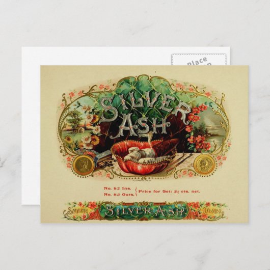  Sigar Box Label Briefkaart 65 (Voorkant / Achterkant)