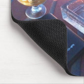 Sigar en Drink door de brand - Muismat (Hoek)