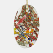 Sigar Ring Wrappers Keramisch Ornament (Rechts)