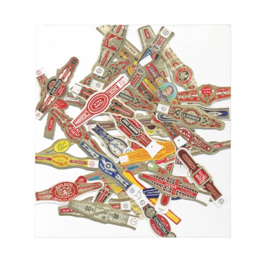 Sigar Ring Wrappers Notitieblok (Voorkant)