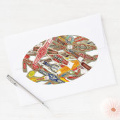 Sigar Ring Wrappers Ovale Sticker (Envelop)