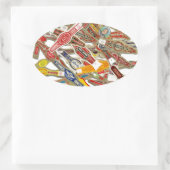 Sigar Ring Wrappers Ovale Sticker (Tas)
